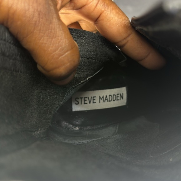 🔥🔥🔥Steve Madden Genuine Leather Heeled Boots Size: 6🔥🔥🔥 - Picture 7 of 10